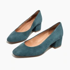 EUC Madewell Raquel Pumps in suede, sz 7